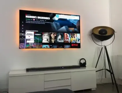 TV mounting project in London 21