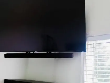 TV mounting project in London 45