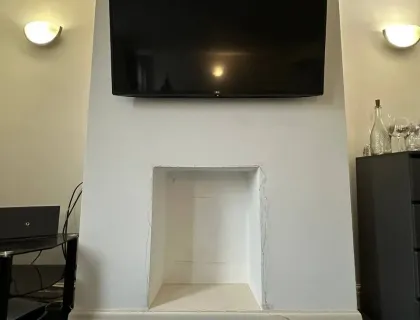 TV mounting project in London 64