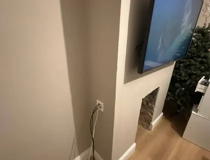 TV mounting project in London 29