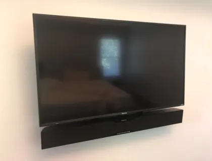 TV mounting project in London 6