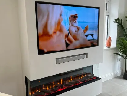 TV mounting project in London 50