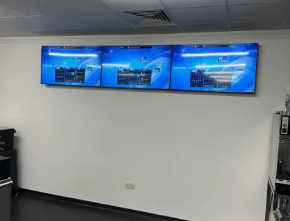 TV mounting project in London 43