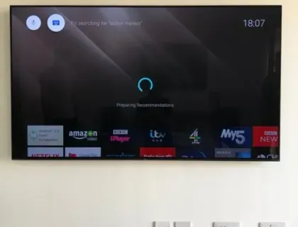 TV mounting project in London 40