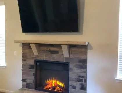 TV mounting project in London 20