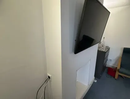 TV mounting project in London 57