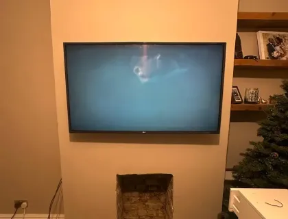 TV mounting project in London 34