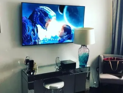 TV mounting project in London 60