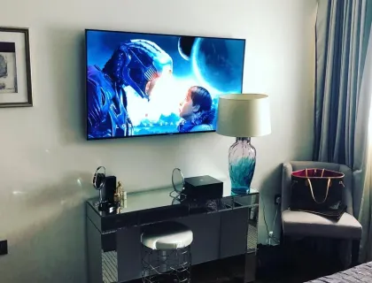 TV mounting project in London 3